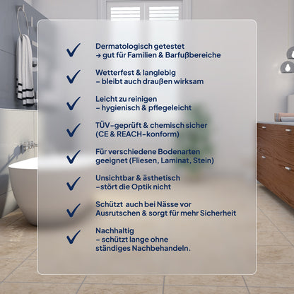 NoGlide® Anti-Rutsch-Gel – Unsichtbarer Schutz für dein Zuhause